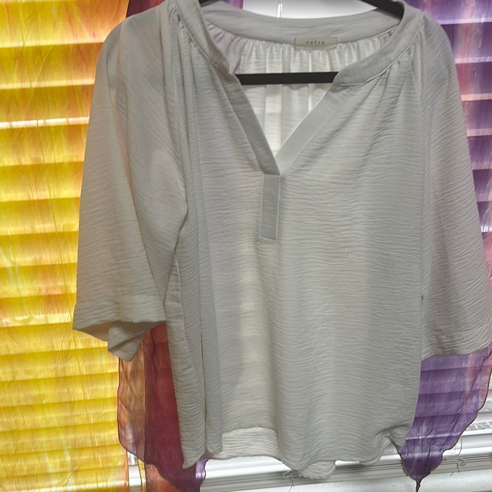 Aritzia White Blouse